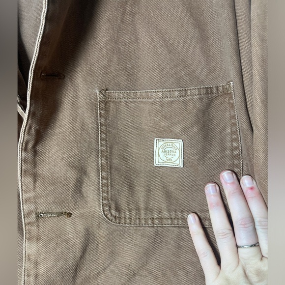 Arizona Barn Chore Jacket 90's Brown Mens Size Large - Picture 6 of 11